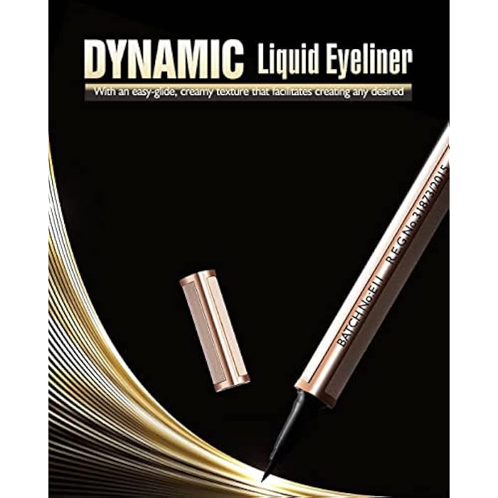 Dynamic Liquid Pen Waterproof MN PRO Creamy Texture Eyeliner - Image 3